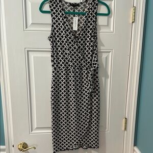 Banana Republic NEW Black and White Sleeveless Dress